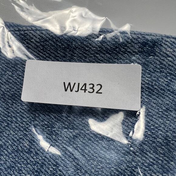 RE/DONE 90s High Rise Ankle Crop Jeans NAF Wash Button Fly 26” Inseam Size 26 - Picture 15 of 16